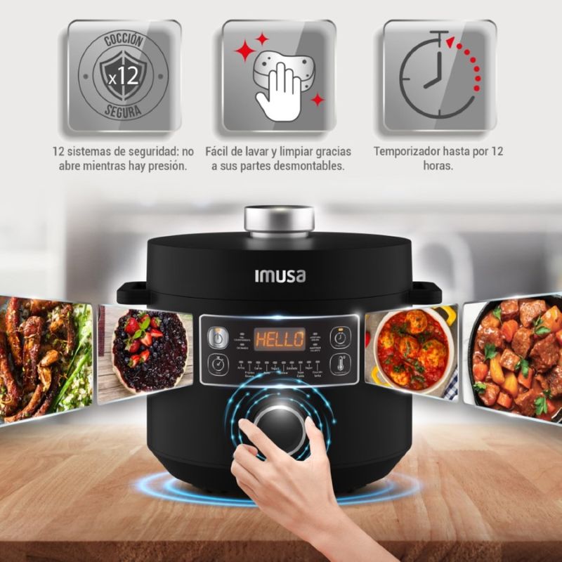 Imusa launches Multichef, its new electric pressure cooker