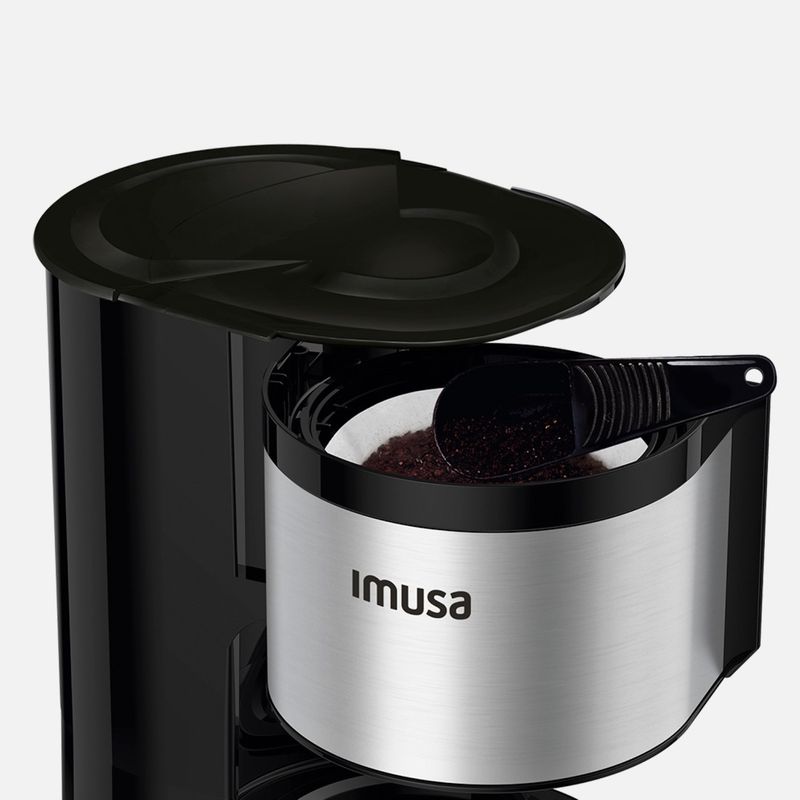 IMUSA - Cafetera exprés de aluminio para 6 tazas, roja – BESTSMART