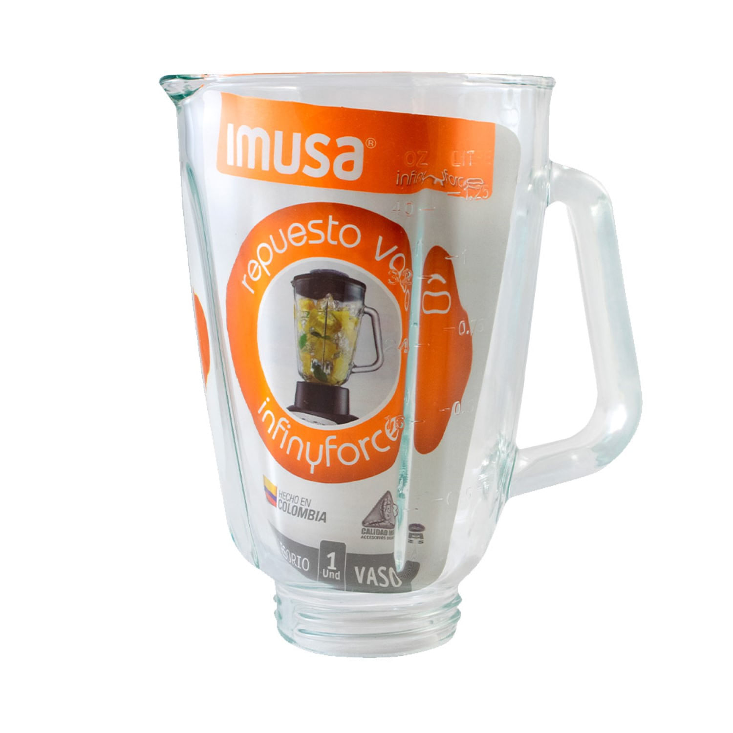 Vaso de Vidrio IMUSA para Licuadora InfinyForce - Imusa