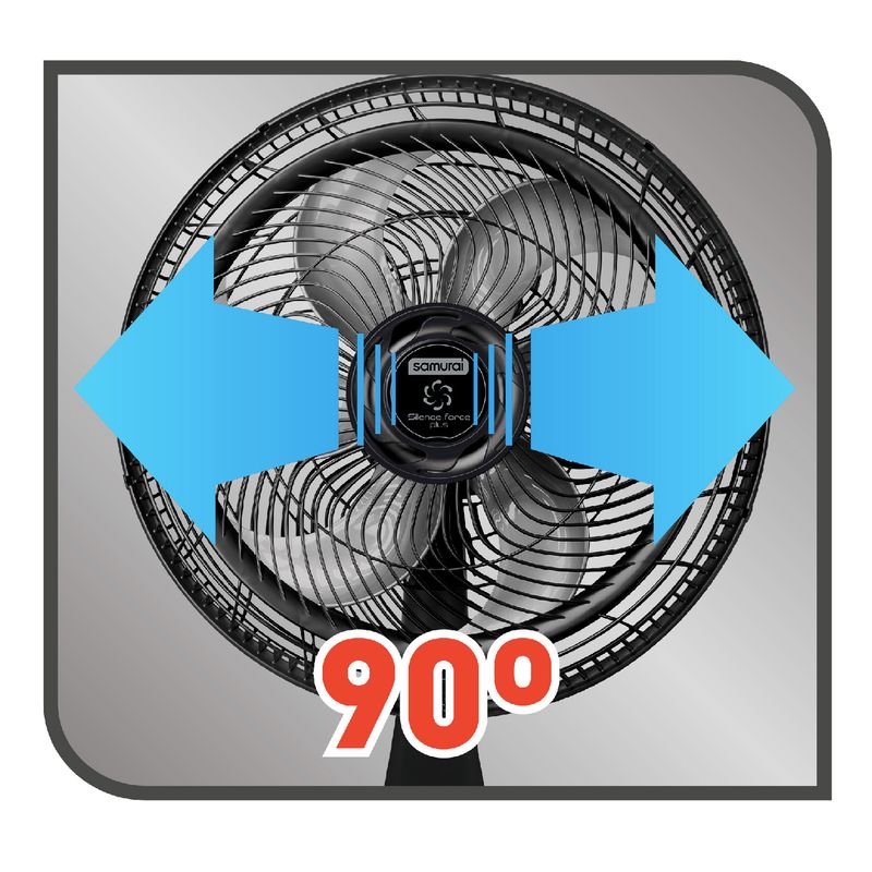 Ventilador-SAMURAI-Silence-Force-Plus-2-En-1-Negro