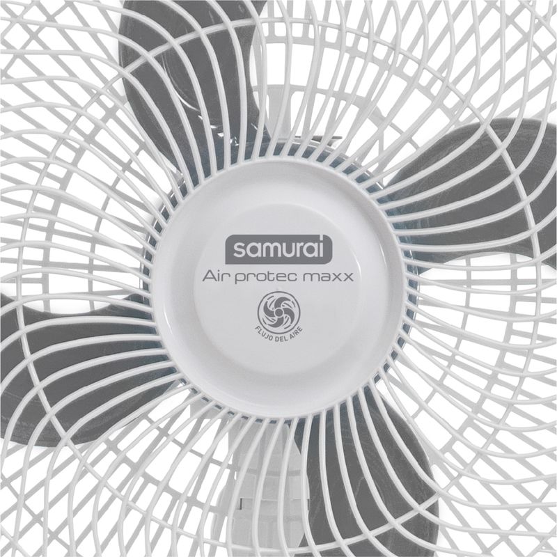 Ventilador SAMURAI AirProtect Maxx 2 en 1 Blanco - Imusa