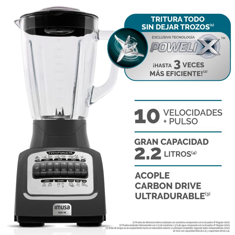 Licuadora tefal infiny online force 12