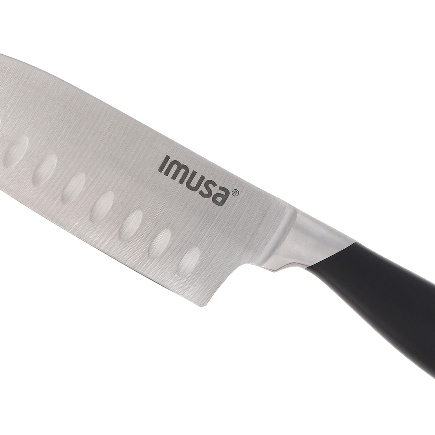 Imusa 6 inch Stainless Steel Santoku Chef Kitchen Knife with