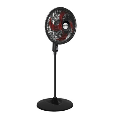 Ventilador SAMURAI Pedestal Turbo Power Negro con Rojo
