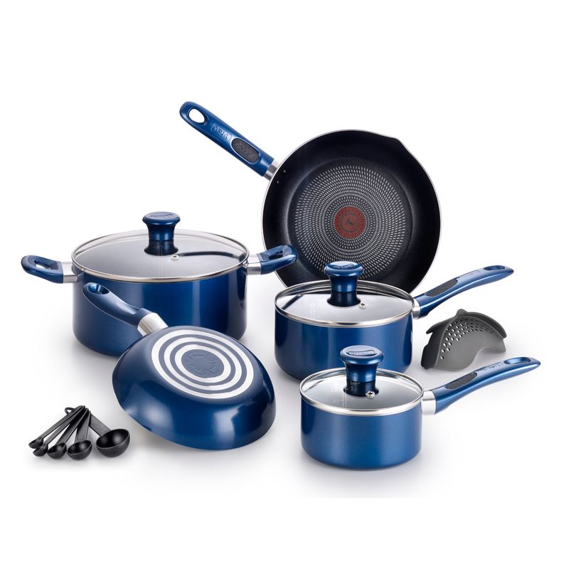 T-Fal Batería de Cocina de Acero Inoxidable 14 piezas