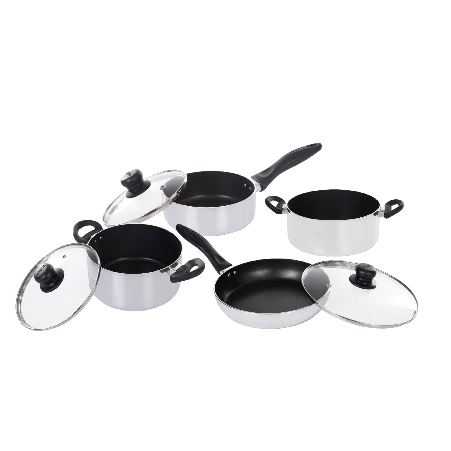 Batería IMUSA Esplendor aluminio 7 Piezas