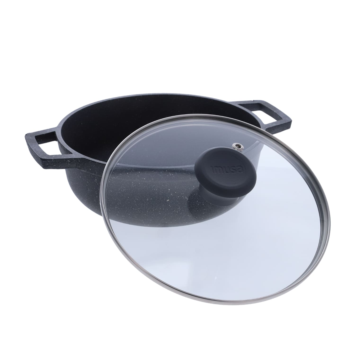 Caldero IMUSA 24cm Tapa Vidrio GUSTO