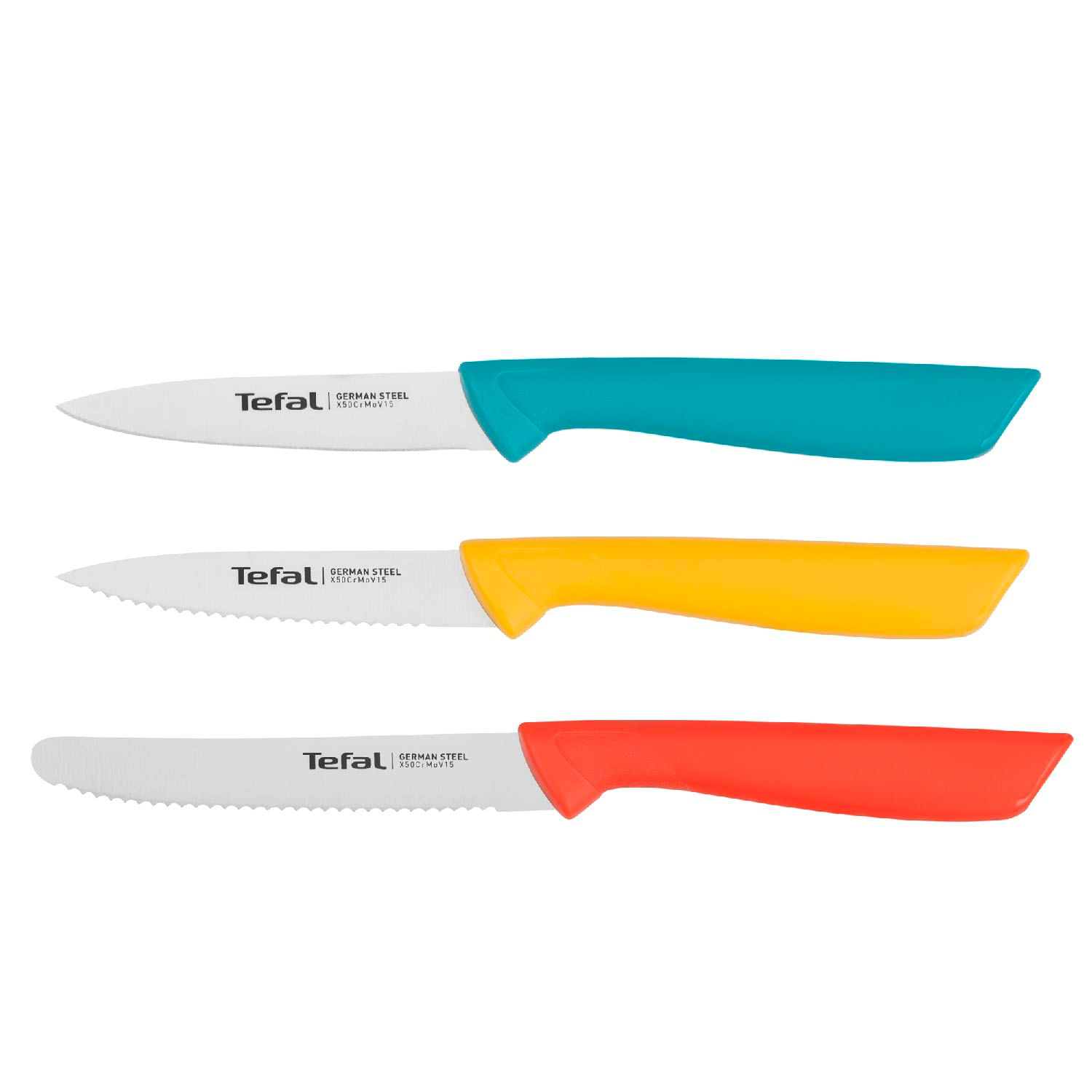 Set TEFAL X3 Cuchillos Colorfood