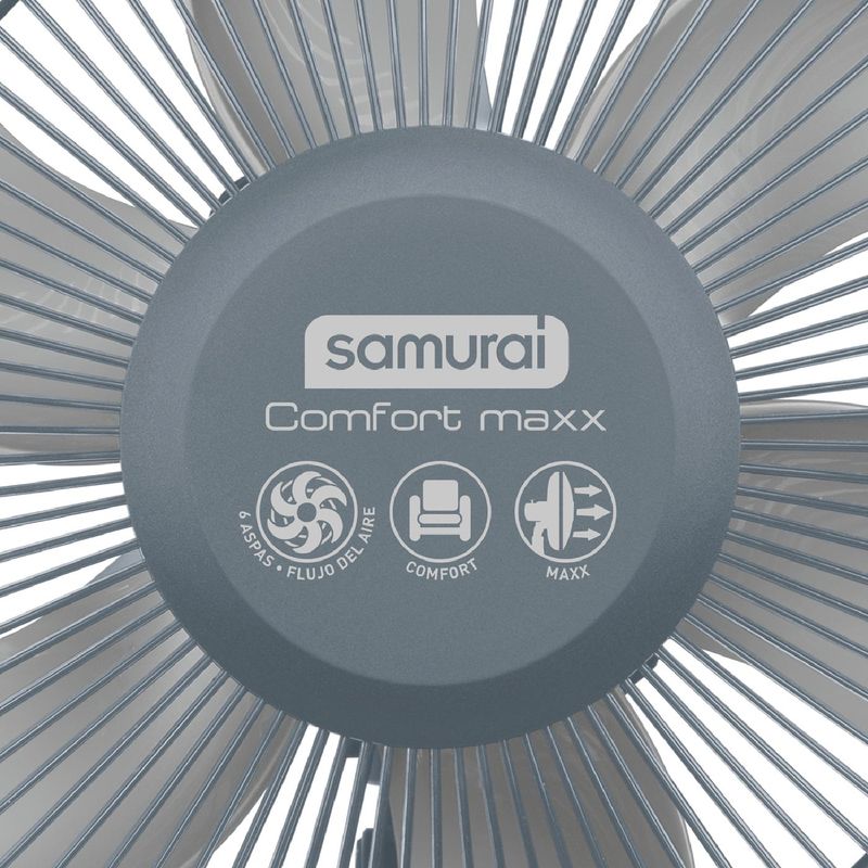 Ventilador-Comfort-maxx-2en1-Samurai-gris