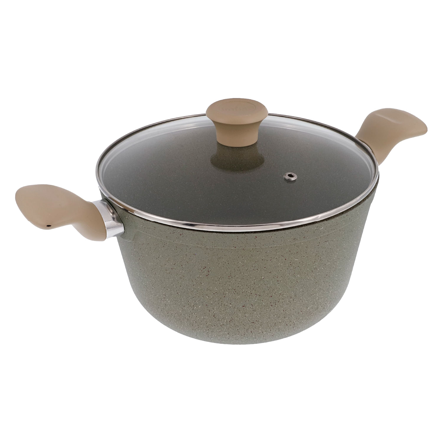 Olla-IMUSA-TERRA-de-24cm-Verde-con-tapa-de-vidrio