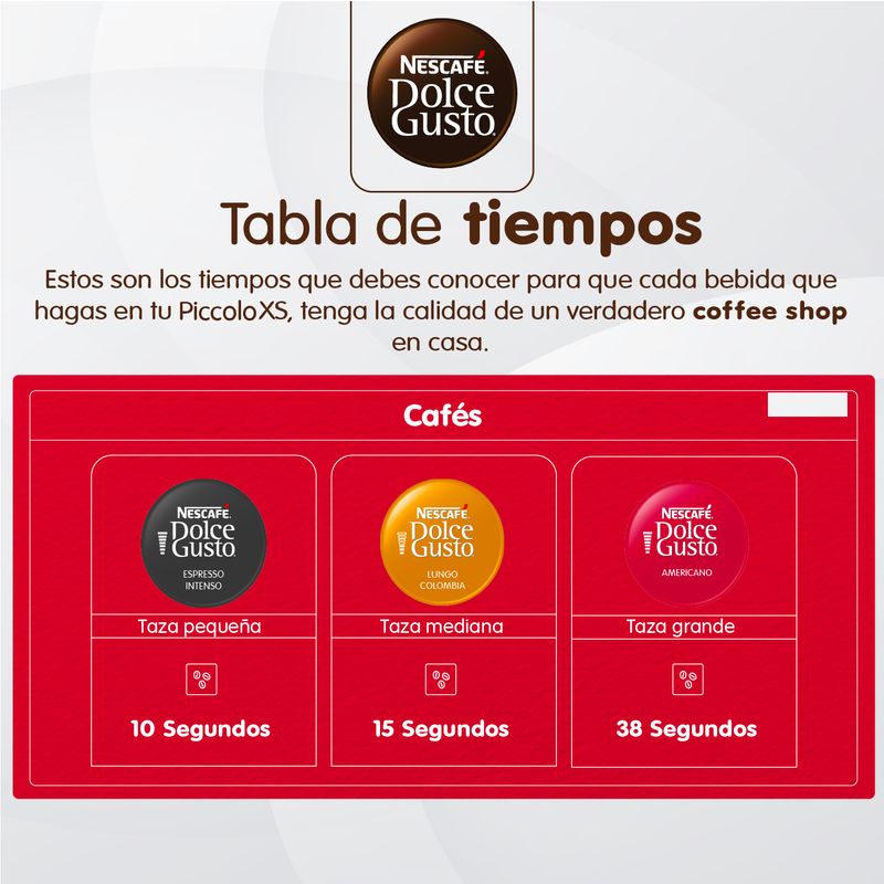 CAFETERA CAPSULAS DOLCE GUSTO KRUPS PICCOLO XS NEGRA