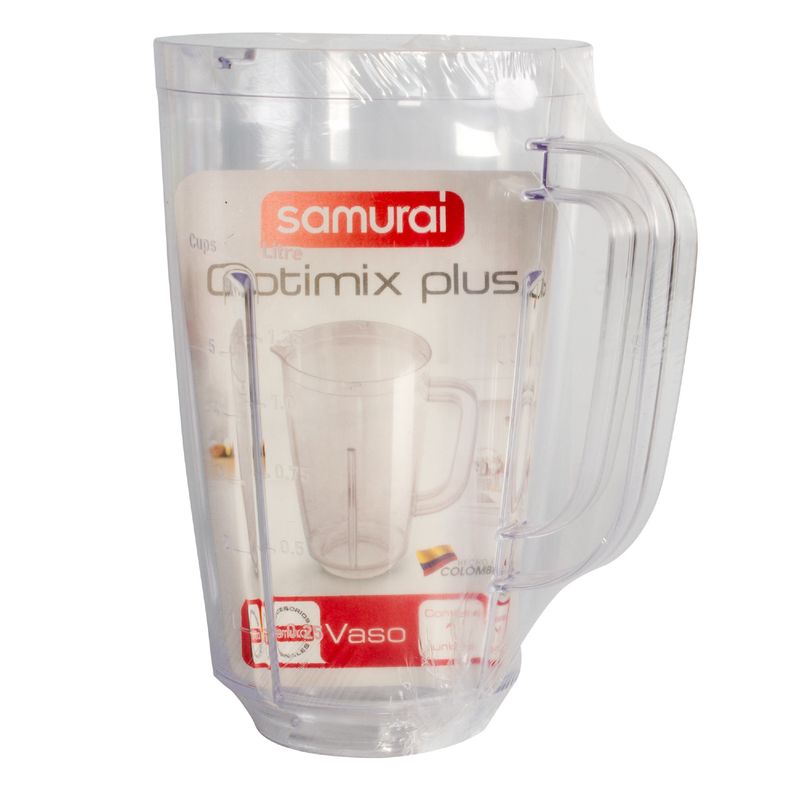 Repuesto de Vaso Plastico para Licuadora SAMURAI Optimix Imusa