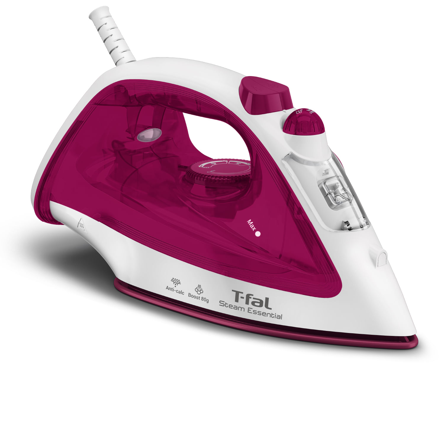 Plancha-T-FAL-Steam-Essential-Iron-Rosada