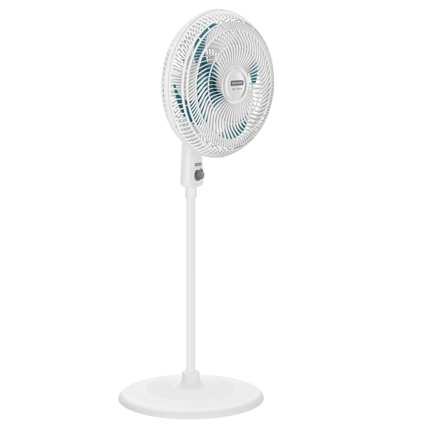 Ventilador SAMURAI Air Maxx blanco con azul