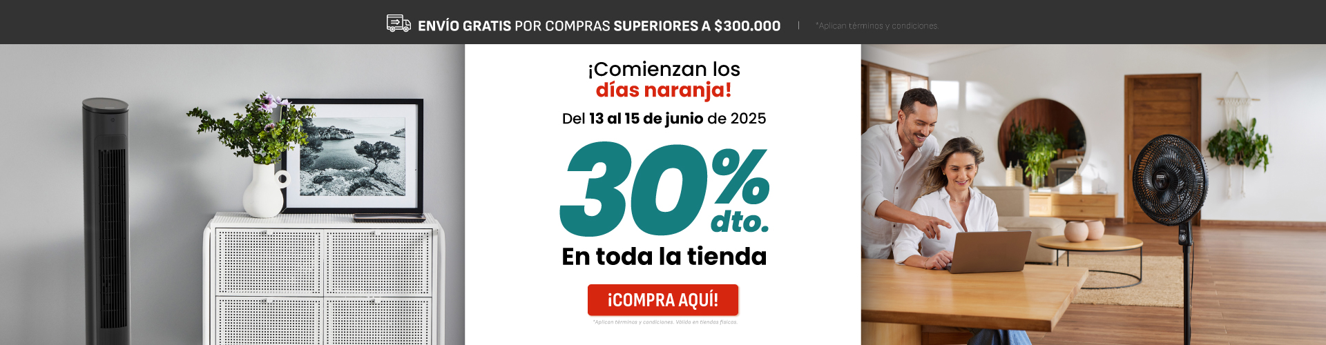 Descuento de hasta el 30%