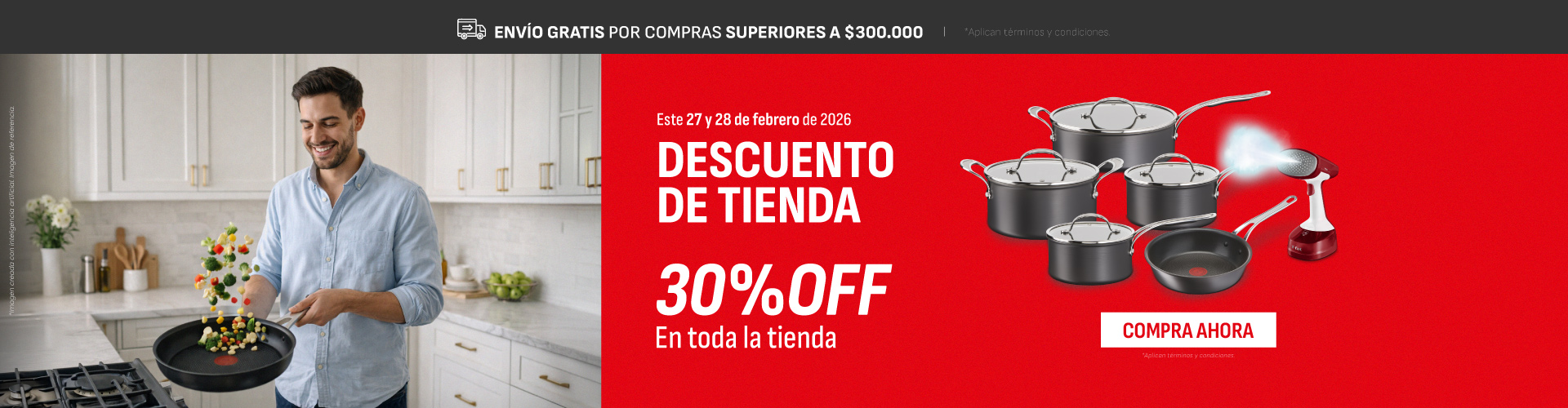 Descuento tienda tefal