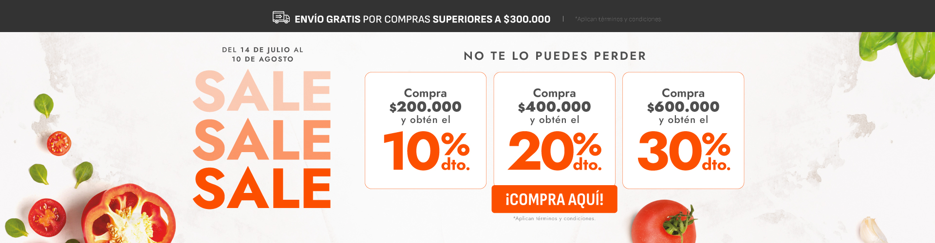 Descuento hasta del 30% 