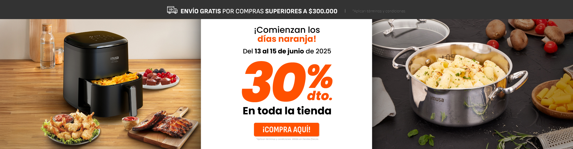 Descuento hasta del 30% en toda la tienda