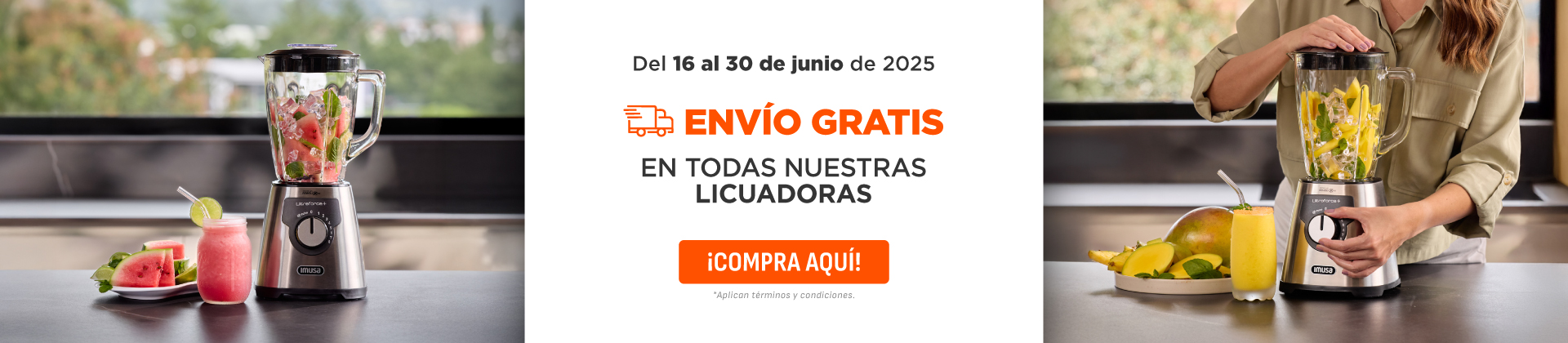 Envío gratis licuadoras